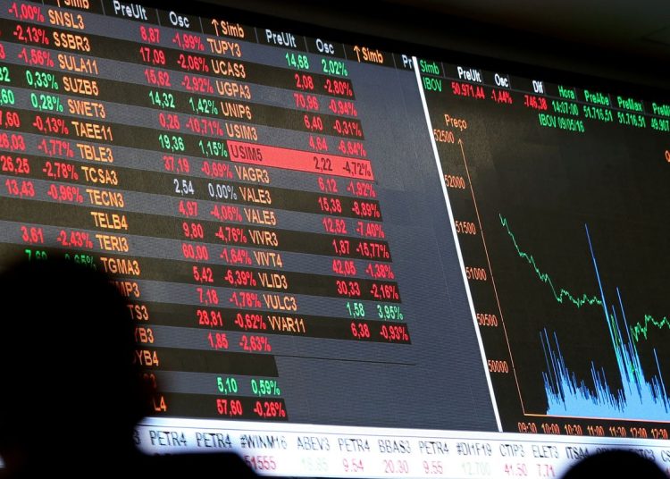 Bolsa volta a bater recorde e dólar cai para R$ 5,36
