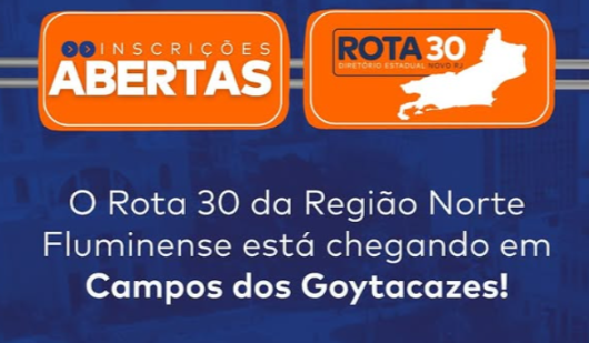 Partido NOVO realiza evento regional neste sábado (29)