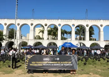 Ação no Rio lembra Dia Mundial em Memória das Vítimas de Trânsito