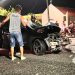 Acidente entre carro e van deixa mulher ferida na rodovia Campos-Farol