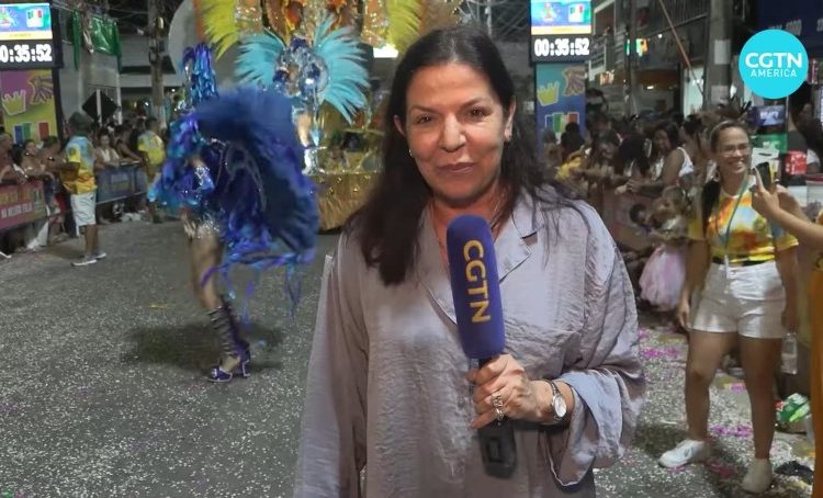 Carnaval de São João da Barra ganha destaque em TV chinesa
