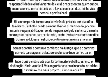 Duda Freire, melhor amiga de Virginia, quebra silêncio e fala sobre prisão do pai