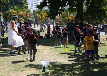 Movimento escoteiro reúne mais de 4 mil pessoas em evento no Rio
