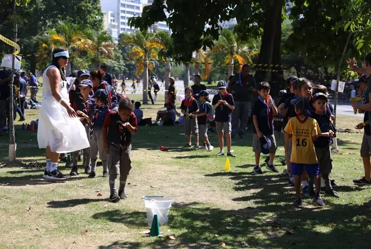 Movimento escoteiro reúne mais de 4 mil pessoas em evento no Rio