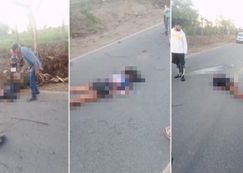Três pessoas são socorridas em estado grave após grave acidente de moto em Campos