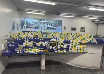 PRF apreende mais de 200 kg de maconha dentro caminhão em Campos