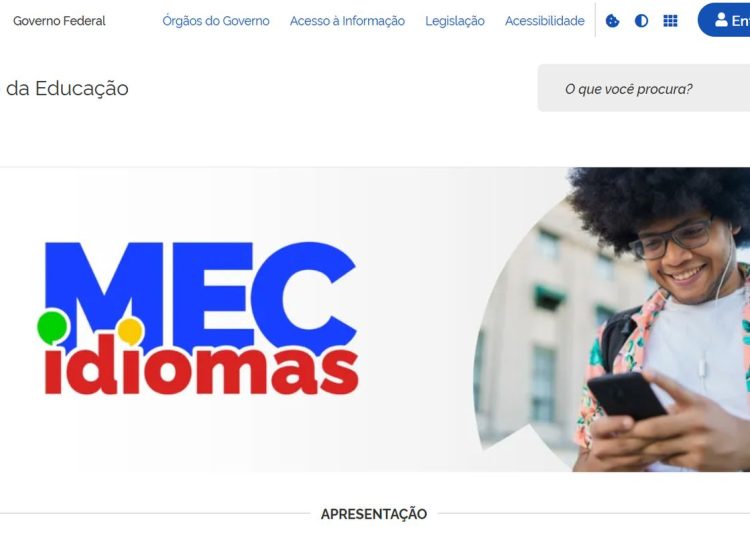 MEC Idiomas: nova plataforma oferta inglês e espanhol gratuitamente