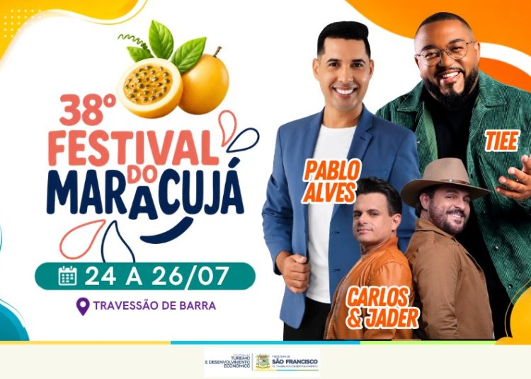 Prefeitura de SFI divulga programação do 38º Festival do Maracujá