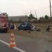 Homem é socorrido em estado grave após acidente entre carro e moto na BR-101