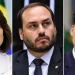 Michelle, Carlos e Jair Renan vencem nas urnas e ampliam força política da família Bolsonaro